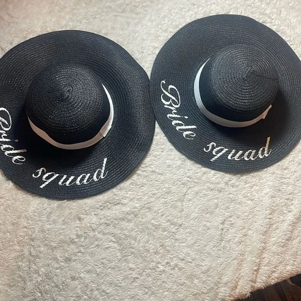 Bride squad Sun hats